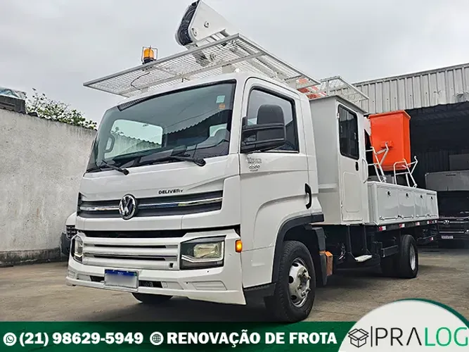 VW 6-160 | Cesto Aéreo 13m | Cab Auxiliar 4 L