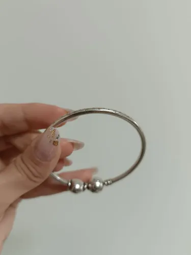 Bracelete Pandora rígido com um charme de cachorro