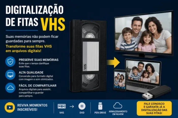 Conversao de fitas vhs antigas