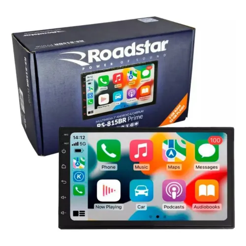 Multimídia Anddroid Bluetooth - Roadstar 7 polegada , 2 Dim + chicote de Brinde