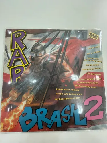Vinil Rap Brasil 2 (1995) - Original Som Livre - Clássicos do Funk/Rap raro colecionador 