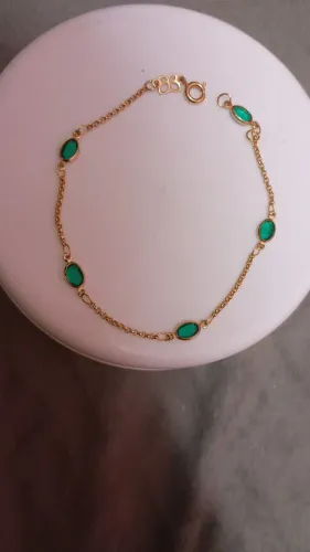 Vendo Pulseira Romanel pedra verde ? semi nova .Obs não faço entrega.. 