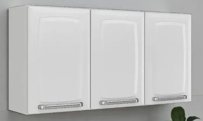 ARMÁRIO ITATIAIA LUCE 3 PORTAS BRANCO