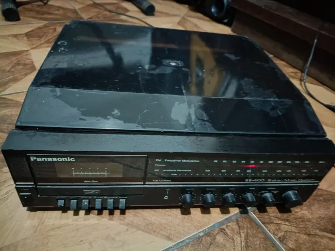 Som 3 em 1 vintage de 1980,Panasonic SS-4100 funcionando 