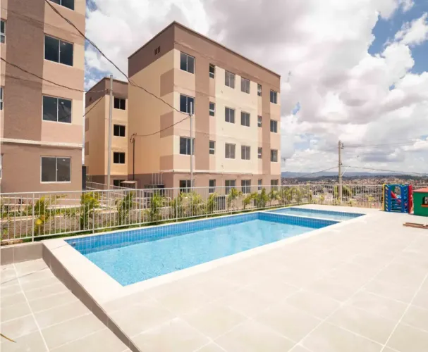 Imóvel para aluguel possui 43 metros quadrados com 2 quartos em Arvoredo 2ª Seção - Contag