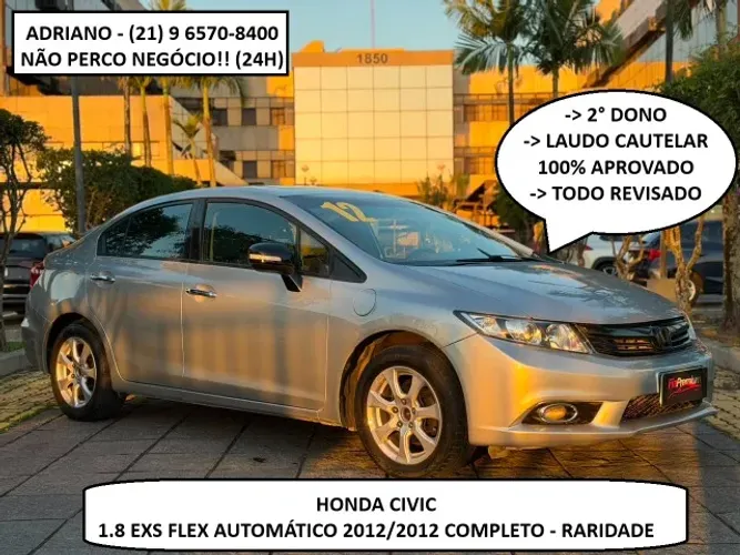Honda Civic Sedan EXS 1.8/1.8 Flex 16V Aut. 4P 2012
