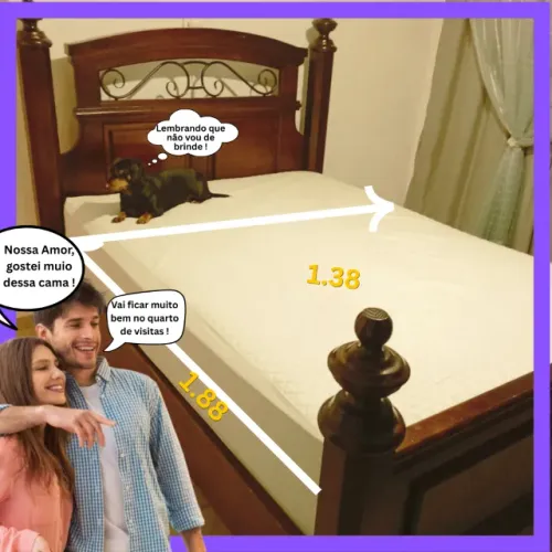 Cama Rústica de Casal, Único Dono ( Super Conservada)