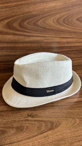 Chapéu Estilo Panamá | Bege | Excelente Estado
