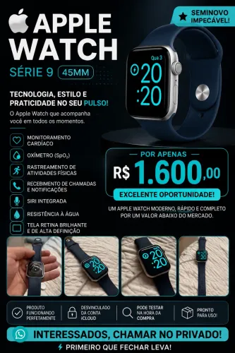 Apple Watch série 9 45mm