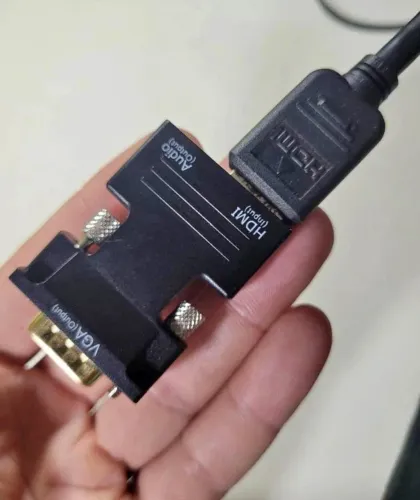 Adaptador Hdmi fêmea para Vga macho