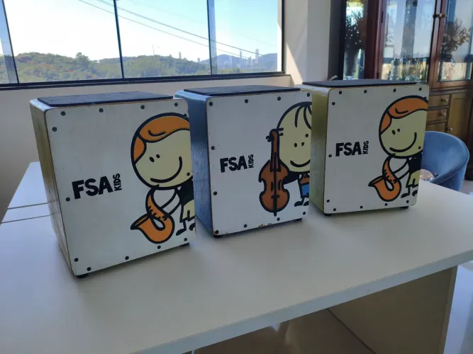 Cajon FSA Kids musicalização infantil - usado