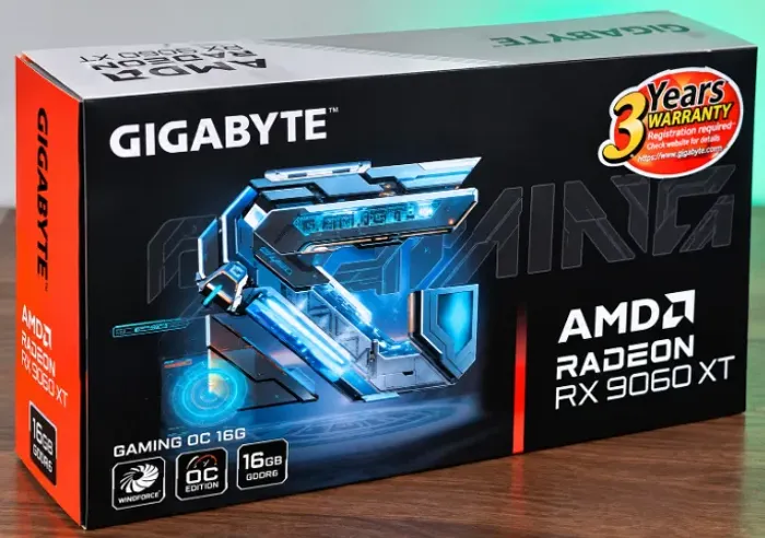 Placa de Vídeo Gigabyte Radeon RX 9060 XT Gaming OC 16GB GDDR6 PCI-Express