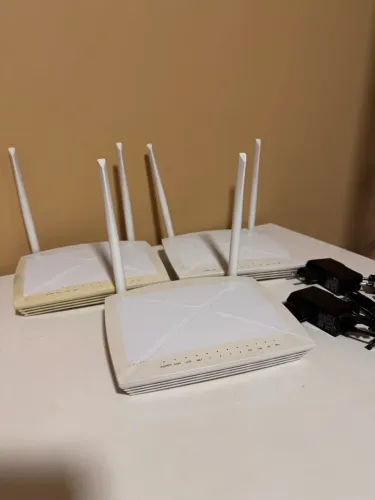 Lote 100 ONT GPON ZC-521 Dual Band 2.4/5GHz + Fonte.