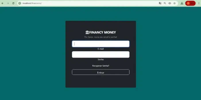 Software em PHP 8.2 e Mysql - sistema de controle financeiro