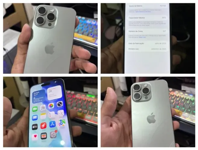 IPHONE 16 PRO MAX 256 , SMI NOVO * TRASEIRA TRINCADA