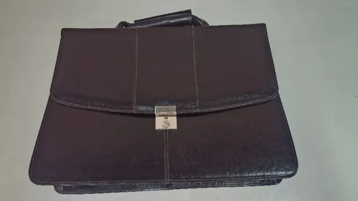 Bolsa Pasta executiva social em couro