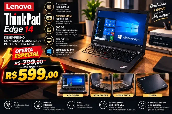 Notebook Lenovo 500GB