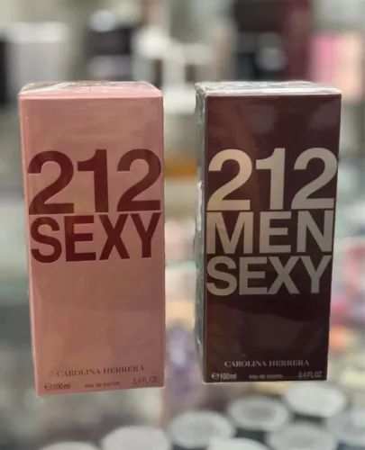 212 SEXY FEM EDP 100ML - 212 SEXY MASC EDT 100 ML