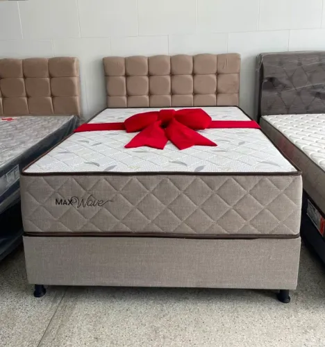 Cama de Casal com Molas Ensacadas garantia de fábrica 