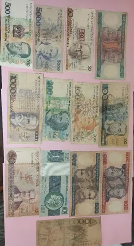 Notas antigas para colecionadores