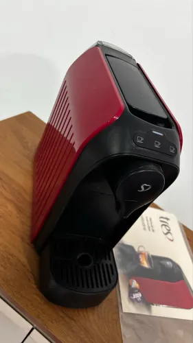 Cafeteira 3 corações Passione Vermelha