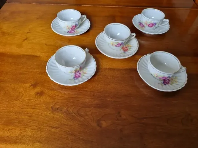 Xícaras de café canelada Pozzani