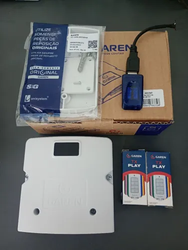 PEÇAS E CONTROLES REMOTOS GAREN ORIGINAIS PARA PORTAS E PORTÕES AUTOMÁTICOS