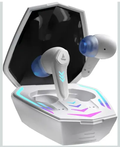 boAt Fone de Ouvido Sem Fio Bluetooth Immortal 131 Branco<br>