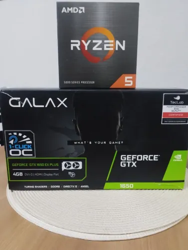 Vendo Ryzen 5500 placa de vídeo 1650 4gb