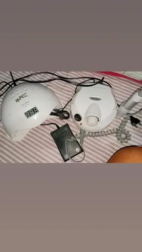 Vendo kit de cabine  UV led e motorzinho para unhas em gel