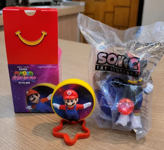 Bonecos Lacradoa Super Mario O filme + Shadow 35 Anos Bobs 2026