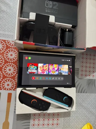 Nintendo Switch 2 em perfeito estado com jogos