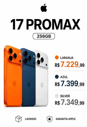 O MELHOR PREÇO- IPHONE NOVOS-GARANTIA APPLE E SEMINOVOS AMERICANOS