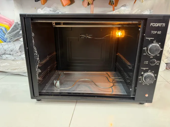 Retira peça forro eletrônico FOGATTI TOP 60 60L