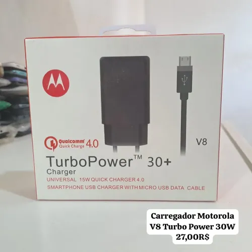 Carregador Turbo V8 Da Motorola. 
