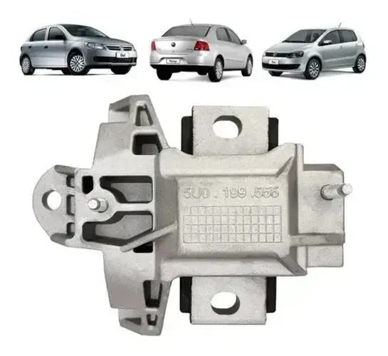 Suporte superior da caixa 5U0199555 VW Gol, Voyage, Saveiro e Fox 1.0 e 1.6 8V EA11