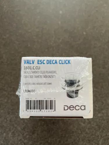 Válvula Click Deca - 1601.C.CLI