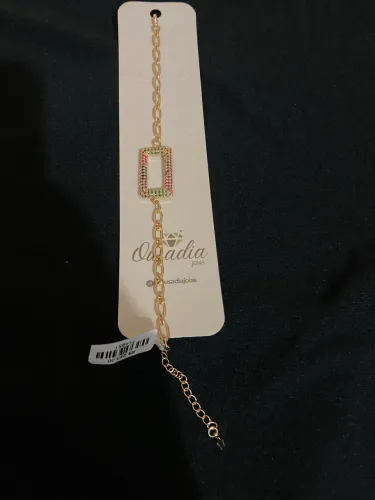 Pulseira banhada a ouro