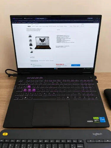 Notebook ASUS TUF Gaming F16 com RTX 5060