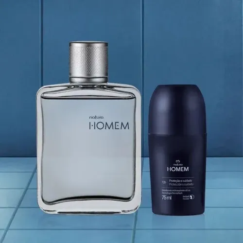 Kit Desodorante Colônia e Desodorante Roll-on Natura Homem (2 produtos)