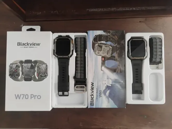  2 Smartwach W70 e 60 PRO MAX Blackview