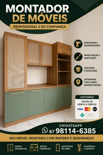 Montador de móveis a partir R$60$