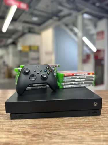 Xbox One X 4K 1TB | Completo com garantia de 1 ano