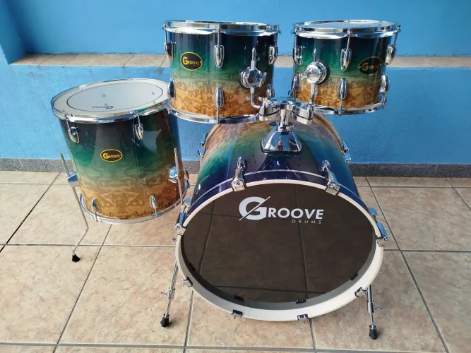 ENVIO - Kit de tambores Groove - Produto NOVO - Envio para todos os estados.