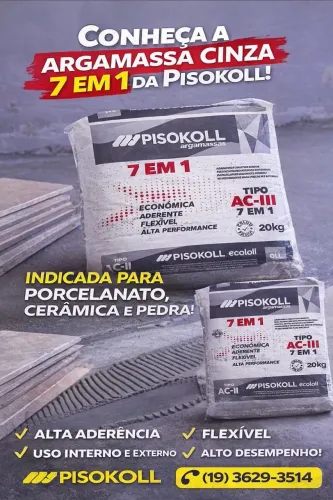 Argamassas Pisokoll ACIII 7x1 