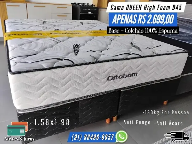 CAMA QUEEN D45 ORTOBOM