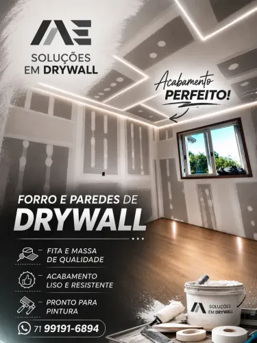 Serviços de Drywall Profissional | Paredes, Forros, Nichos e Divisórias 
