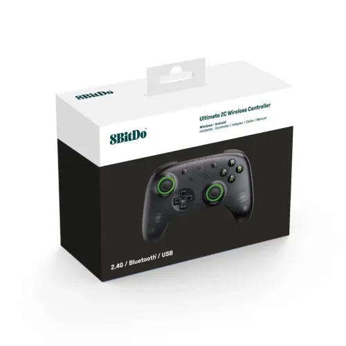 Controle 8BitDo Ultimate 2C Transparent Black