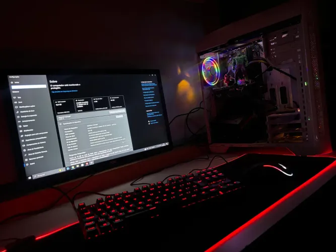 Pc gamer no preço custo benefício, aceito rolo em notebook gamer, vem q tá no preço!