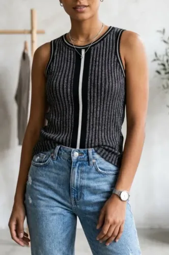 blusa fio lurex brilho